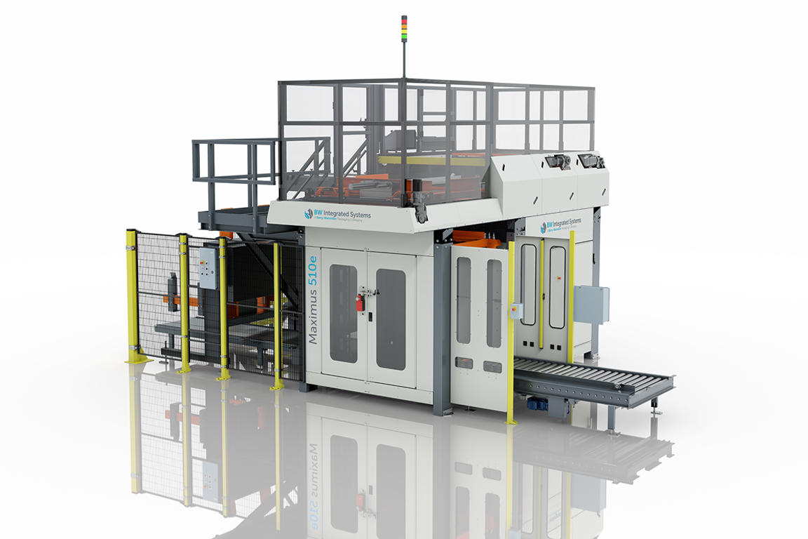 Packaging World Highlights Maximus, BW Integrated Systems' All-Electric Palletizer