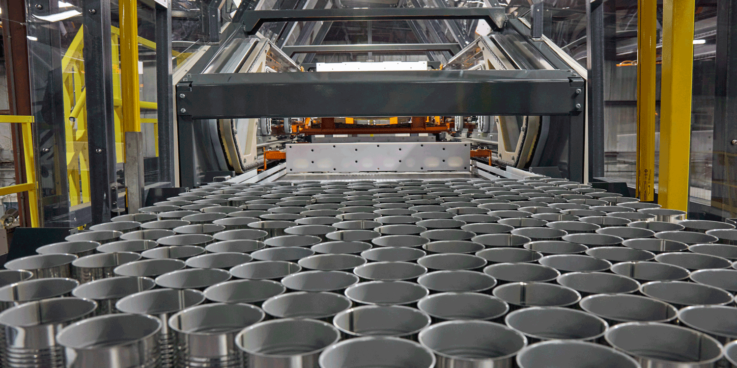 Goldco Fortis 3000 Bulk Depalletizer - Food Cans