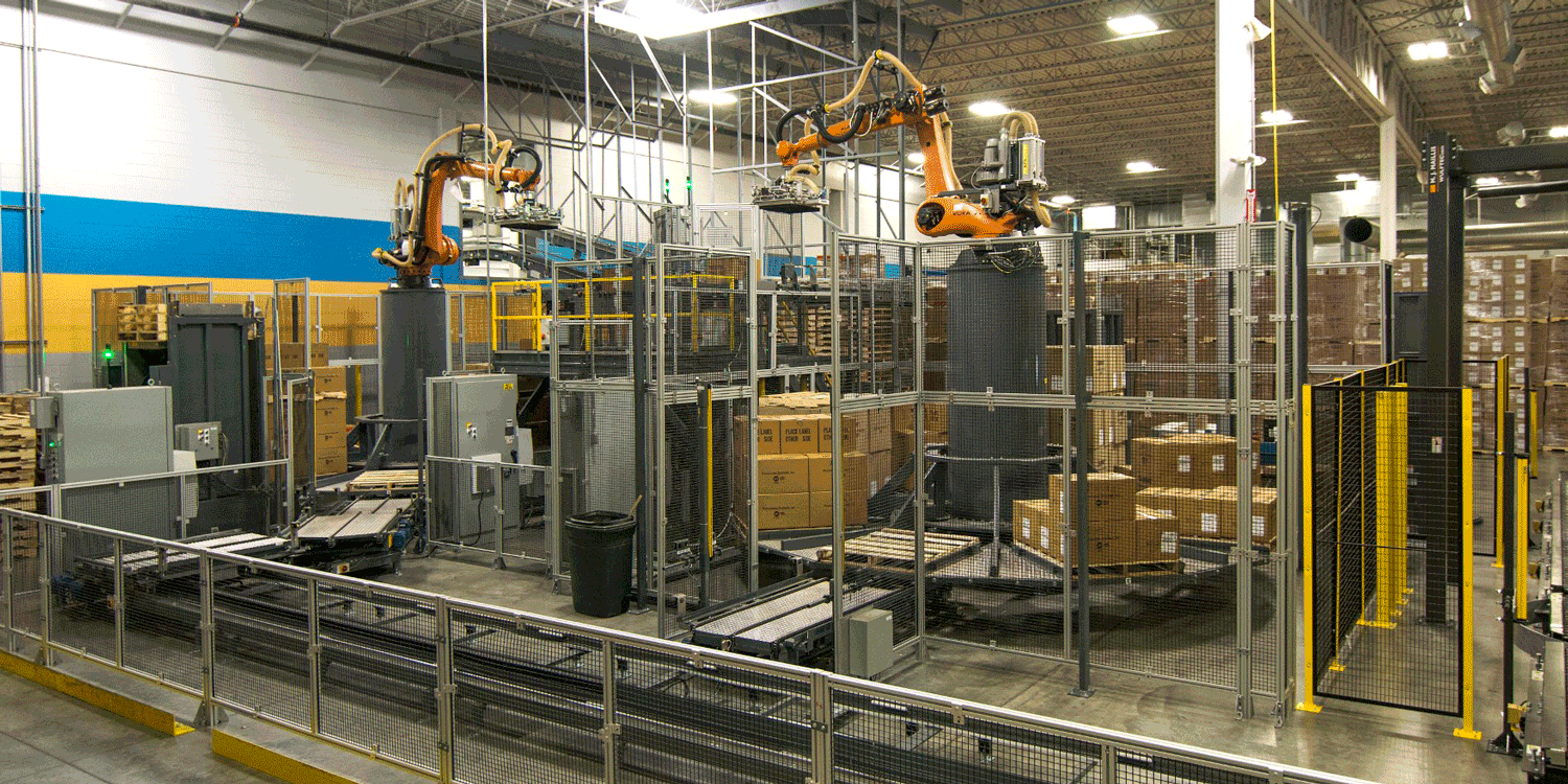 Stact Robotic Rotary Case Palletizer