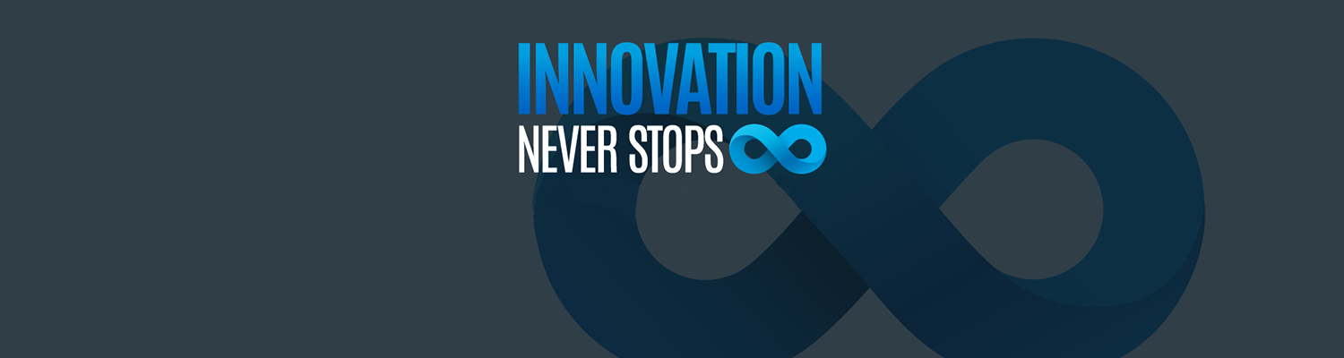 Banner della home page: L'innovazione non si ferma mai